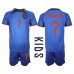 Cheap Netherlands Steven Bergwijn #7 Away Football Kit Children World Cup 2022 Short Sleeve (+ pants)